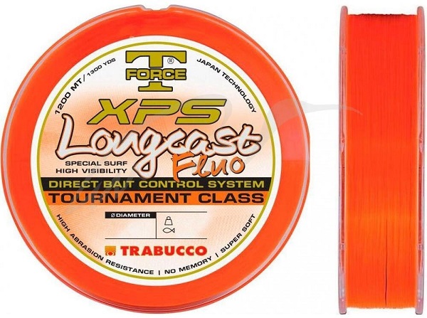 Trabucco long cast fluo 0.22mm 1200m